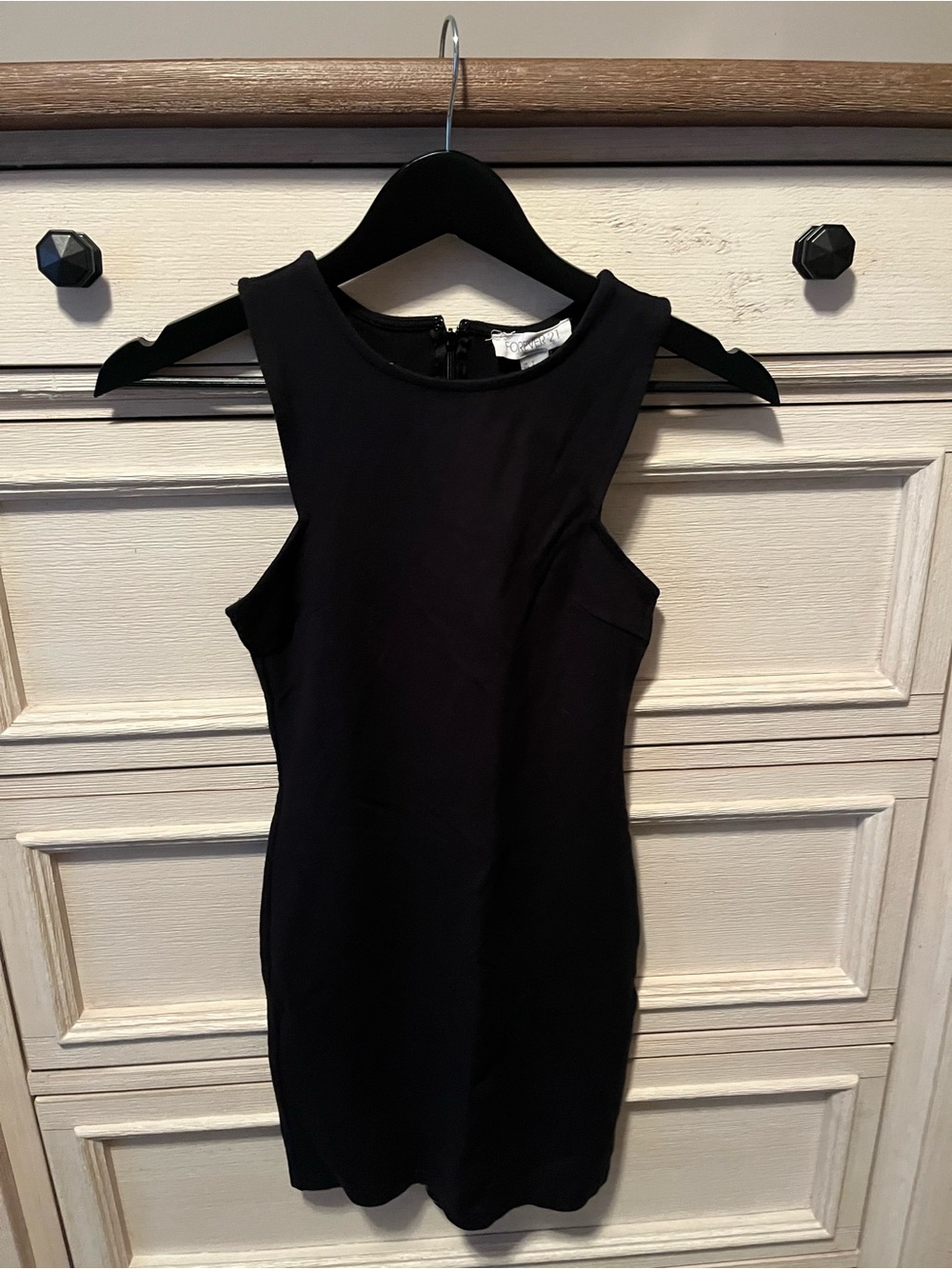 Forever 21 Black Sleeveless Mini Bodycon Dress